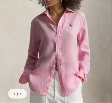 폴로 랄프로렌 클래식 핏 린넨 셔츠