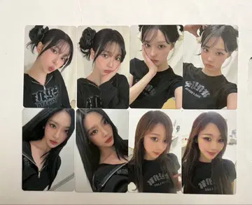 aespa 일본 돔 회장 한정판 6000엔 특전 트레이딩 카드 8종 컴프