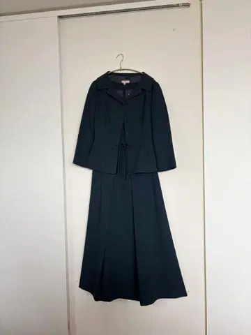 시빌라 포멀 셋업 세레모니 드레스 모스그린 짙은 녹색