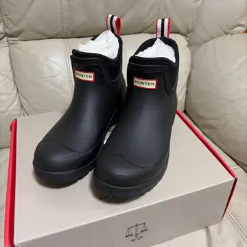 극미품 HUNTER 헌터 여성용 플레이 첼시 네오프렌 부츠