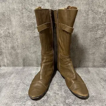 엔지니어 부츠 브라운 25cm 상당 벨트 포함