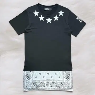 HOOD BY AIR HBA 96 star bandanna 티셔츠