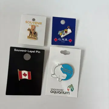 캐나다 핀 배지 세트