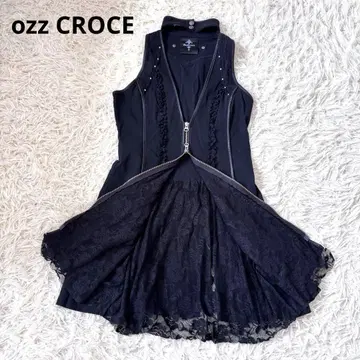 ozz on JAPAN ozz CROCE 블랙 지퍼 스터드 레이스