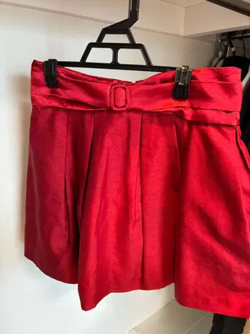 ANNA SUI 빨간색 미니 스커트