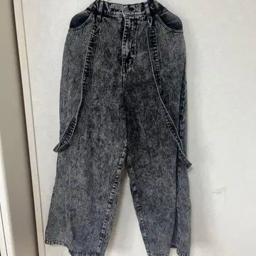 cussil 서스펜더 와이드 팬츠 M