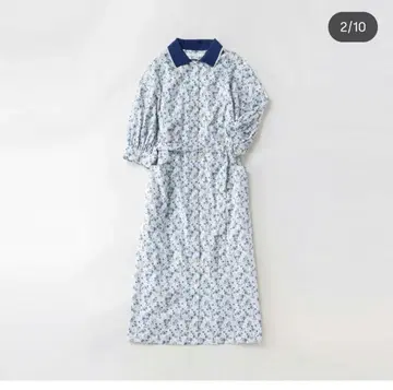 Jane Marple Dans le Salon 폴로 컬러 드레스