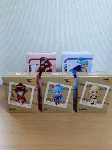 이 멋진 세계에 축복을!3 elcoco 피규어 5개 세트