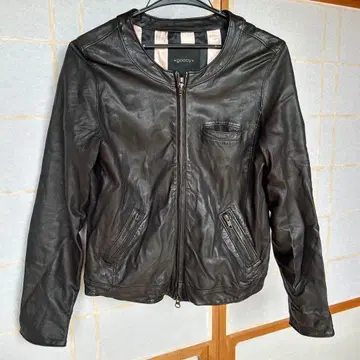 goocy 블랙 가죽 자켓