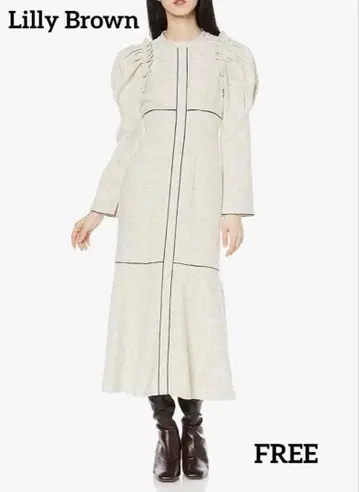 lily brown 머메이드 라인 자카드 원피스 입학식 포멀