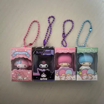 마이멜로디 쿠로미 리틀트윈스타 키링 세트