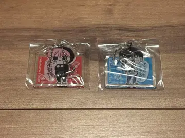 타몬 군 지금 어느 쪽 시와스 유키 당선 아크릴 키링 2개 세트