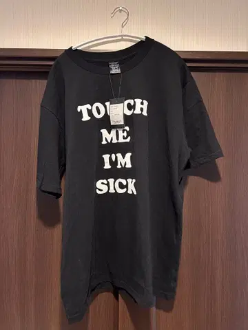 넘버나인 TOUCH ME I'M SICK 티셔츠 블랙 5