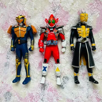 가면라이더 피규어 소프트 비닐 3체