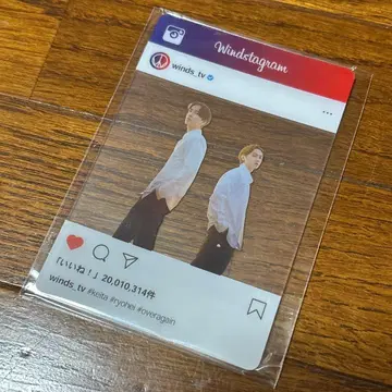 w-inds. 아크릴 카드