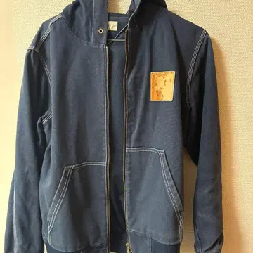 TOMMY 후드 부착 네이비 자켓 M