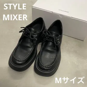 STYLEMIXER 볼륨 밑창 레이스업 로퍼 M 사이즈