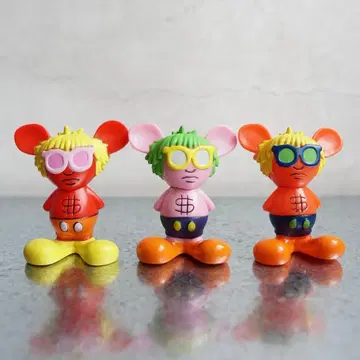 메디콤토이 앤디 마우스 키스 해링 피규어 3개 세트