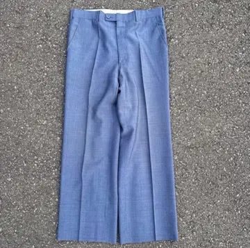70s 빈티지 초와이드 와이드 슬랙스 구제 의류