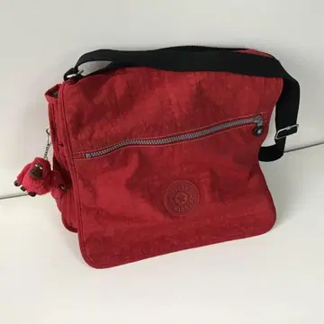 Kipling 로즈 핑크 숄더 백 (대) 몽키 포함