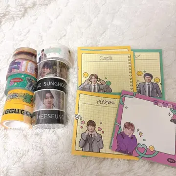 공식 마스킹 테이프 메모장