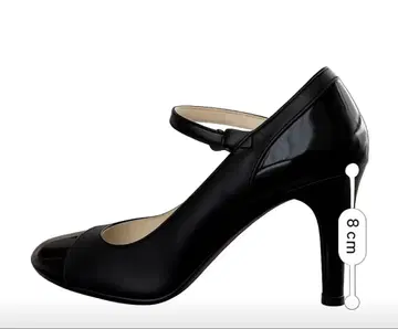 JILL STUART 펌프스 23.5cm 블랙 8cm 힐 출퇴근 포멀