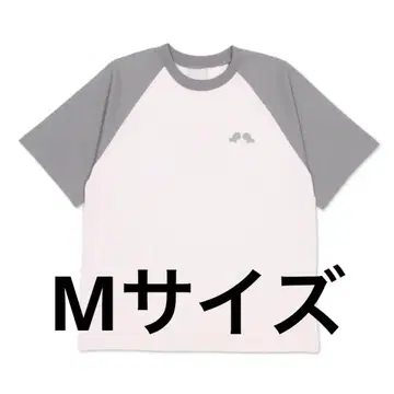 NCTWISH 래글런 그래픽 T셔츠 핑크 WEGO 콜라보 M