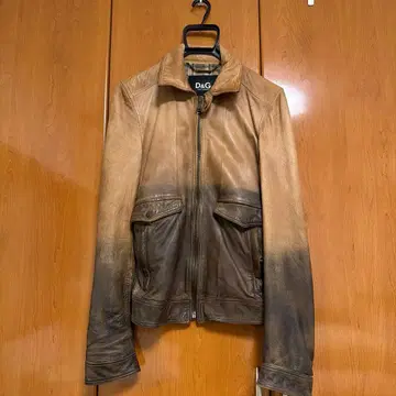 D&G 양가죽 자켓 브라운 44