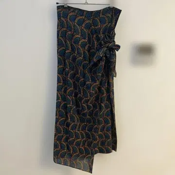 MACPHEE 아프리칸 프린트 랩스커트