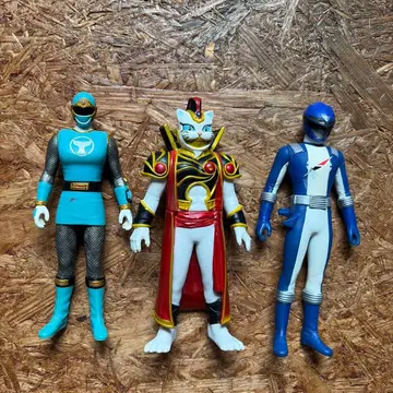 슈퍼전대 히어로 액션 피규어 3개 세트