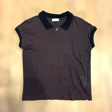 MARGARET HOWELL 린넨 니트 폴로 셔츠