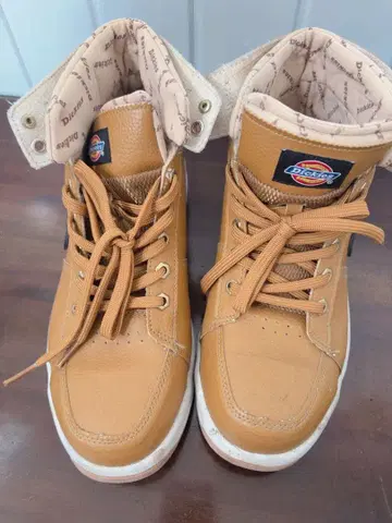 Dickies 브라운 하이컷 스니커즈 안전화
