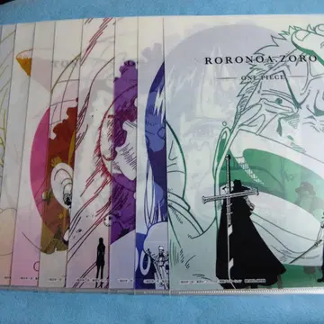 원피스 A4 클리어 파일 9매 세트 제일복권 조로 상디 외