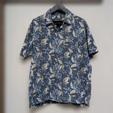 00s Eddie Bauer 꽃무늬 하와이안 셔츠 M 에디바우어