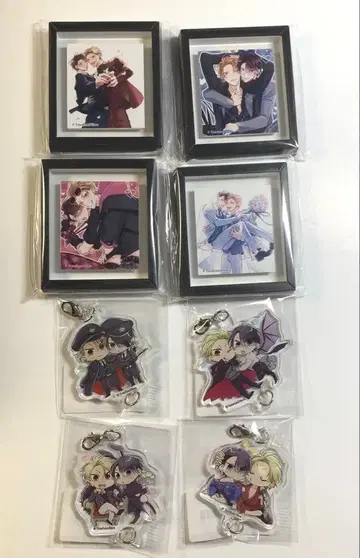 전설의 야리친 vs 철벽의 엉덩이 구멍 액자 마그넷 아크릴 참 컴플리트