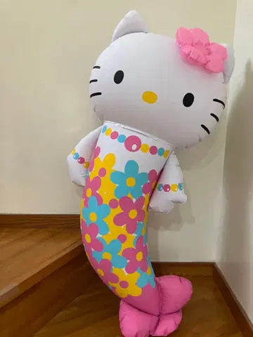 [초레어] 헬로키티 머메이드 플로트 헤이세이 레트로 당시물