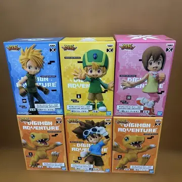 디지몬 어드벤처 피규어 6체 세트