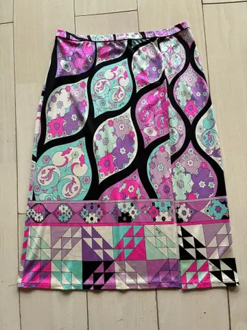 에밀리오 푸치 pucci 실크 100% 스커트