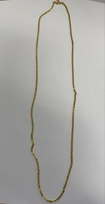 금 도금 목걸이