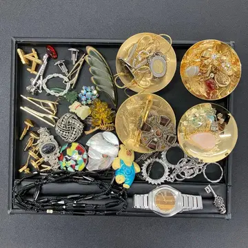 주얼리 세트 목걸이 브로치 귀찌 시계 정리품 금제 불명