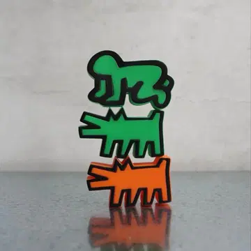 메디콤토이 키스 해링 피규어 3개 세트