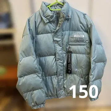 LOVETOXIC 옅은 파랑 다운 자켓 150
