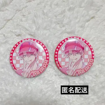 타몬군 지금 어느 쪽 아모카페 AMOCAFE 후쿠하라 타몬 캔뱃지 2개