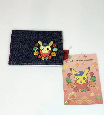 [새상품] 포켓몬 Pokemon 데님 카드 케이스 히로시마 한정품