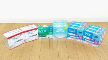 미사용 미개봉 DVD-R 120분 hp 맥셀 외 140매 세트