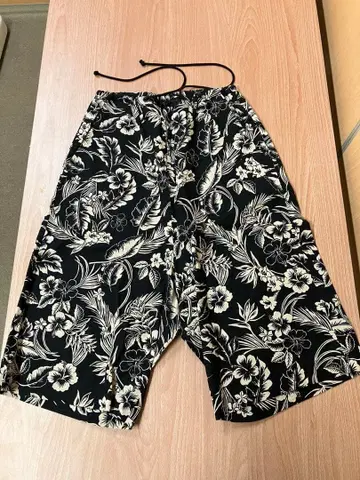 GroundY 15ss 보타니컬 올 패턴 사루엘 팬츠 블랙 1