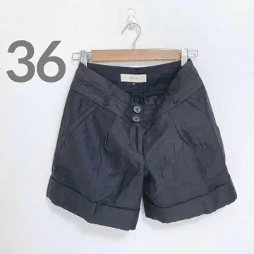 루카 LUCA 숏팬츠 마 혼방 다크 그레이 36 여성용 여름 S 상당