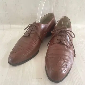 KRIZIA 크리치아 디자인 로퍼 브라운 가죽 23.5cm