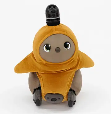 LOVOT 벨로아 티셔츠 카멜