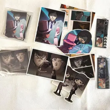 코난 세가 복권 키드 모로후시 형제 스티커 아크릴 스탠드